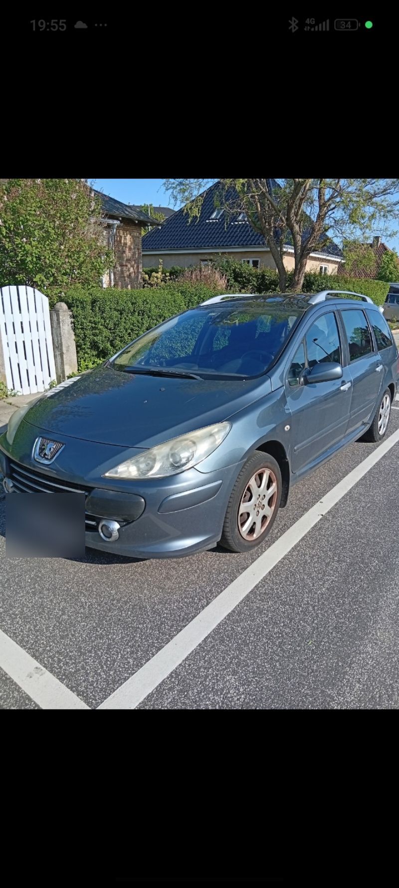 PEUGEOT, 307, 1,6 HDI MPV Skrotbil skrotpræmie