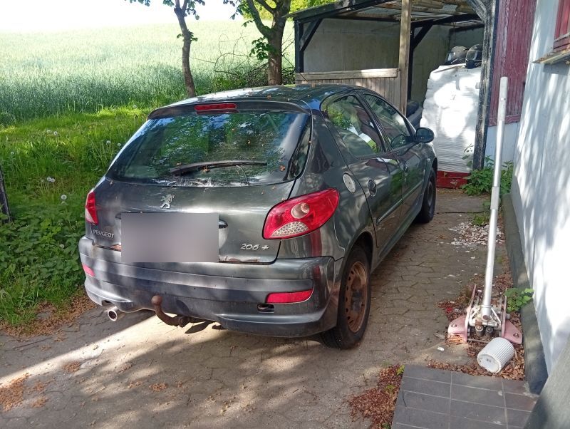 PEUGEOT, 206 +, 1,4 HDI 68 HK 5-D Skrotbil skrotpræmie