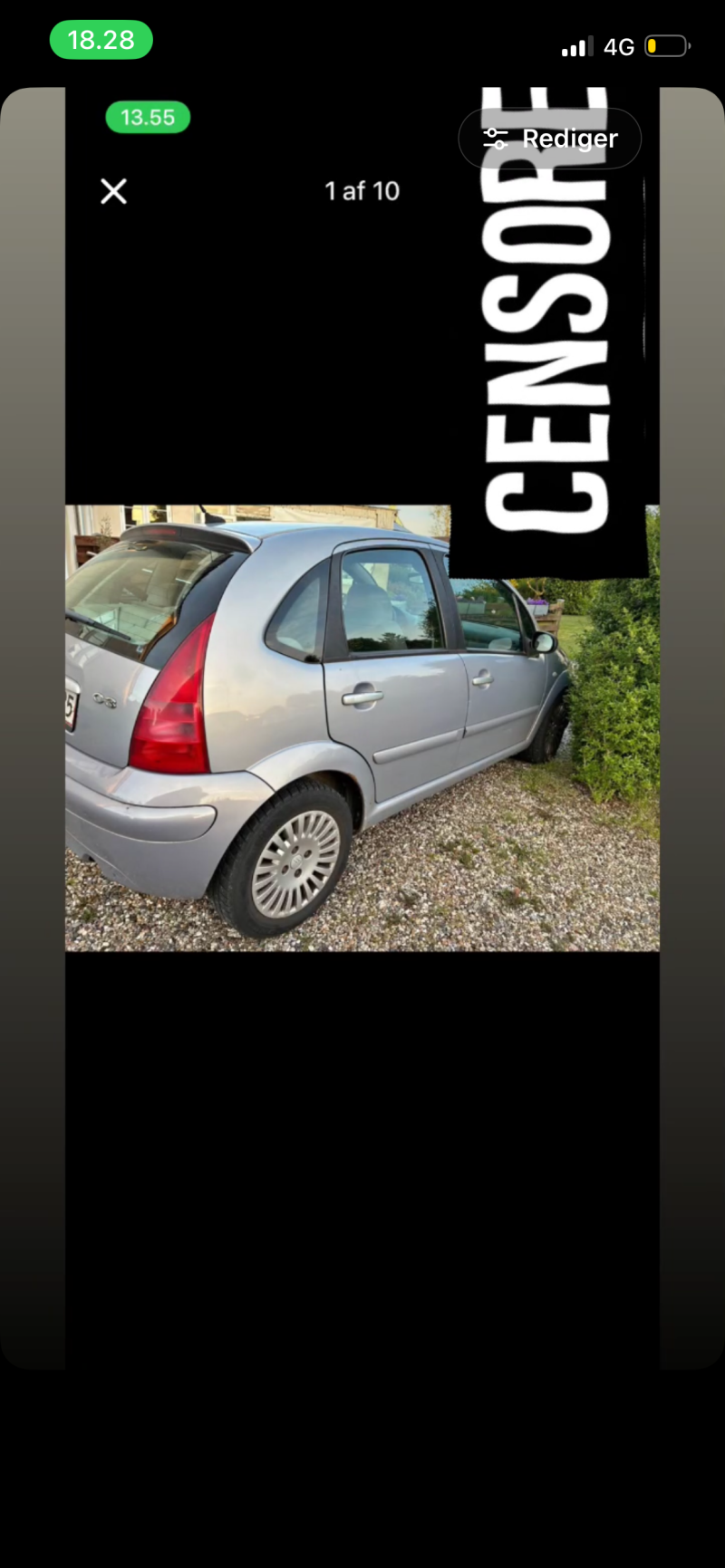 CITROËN, UOPLYST, UOPLYST Skrotbil skrotpræmie