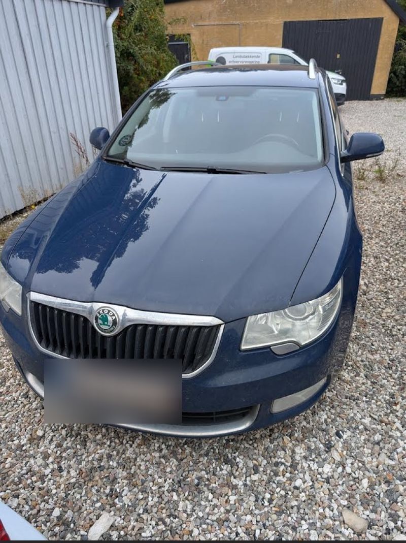 SKODA, SUPERB COMBI, 2,0 TDI AUT. Skrotbil skrotpræmie