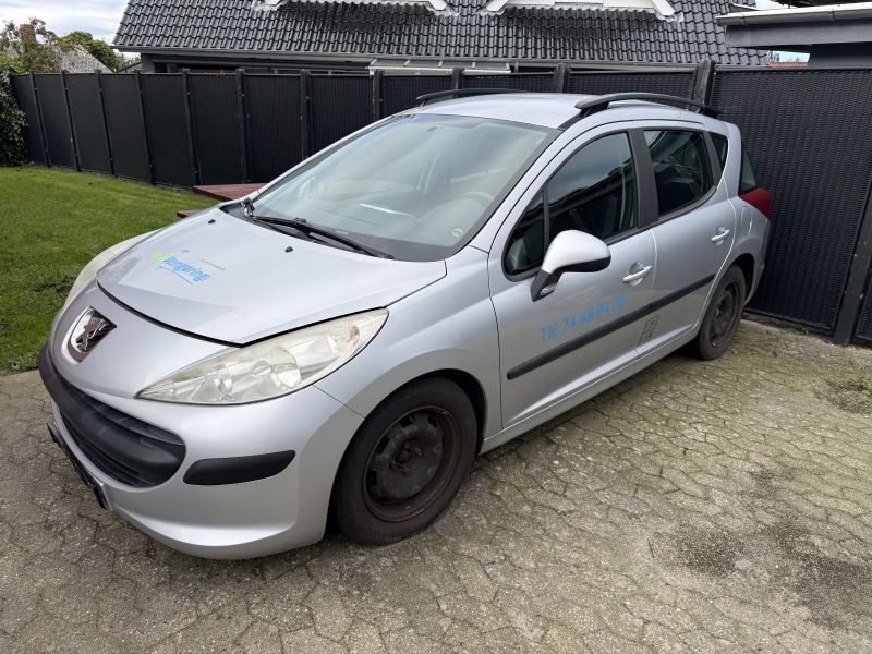 PEUGEOT, 207 VAREBIL, 1,6HDI 91HK STC Skrotbil skrotpræmie