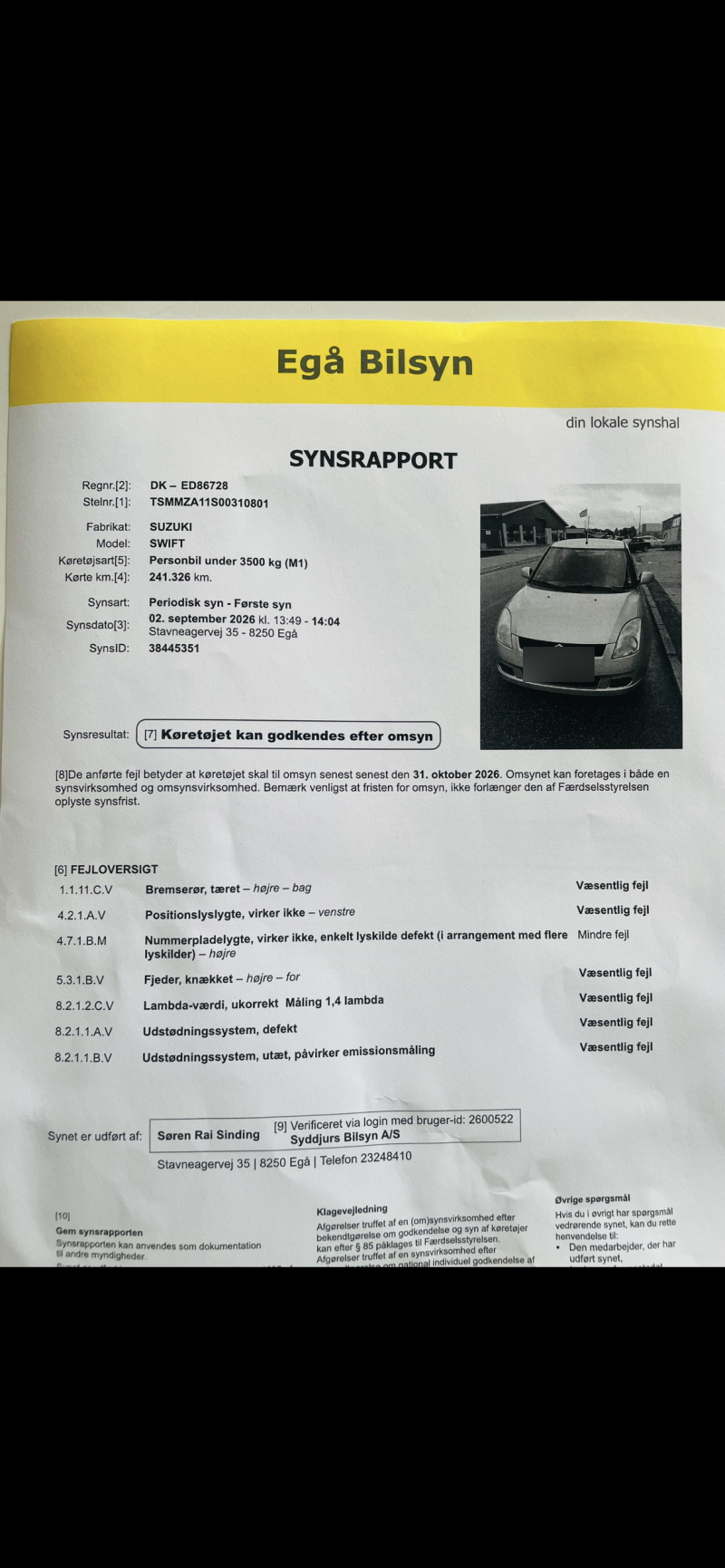 SUZUKI, SWIFT, 1,3 A/MT Skrotbil skrotpræmie