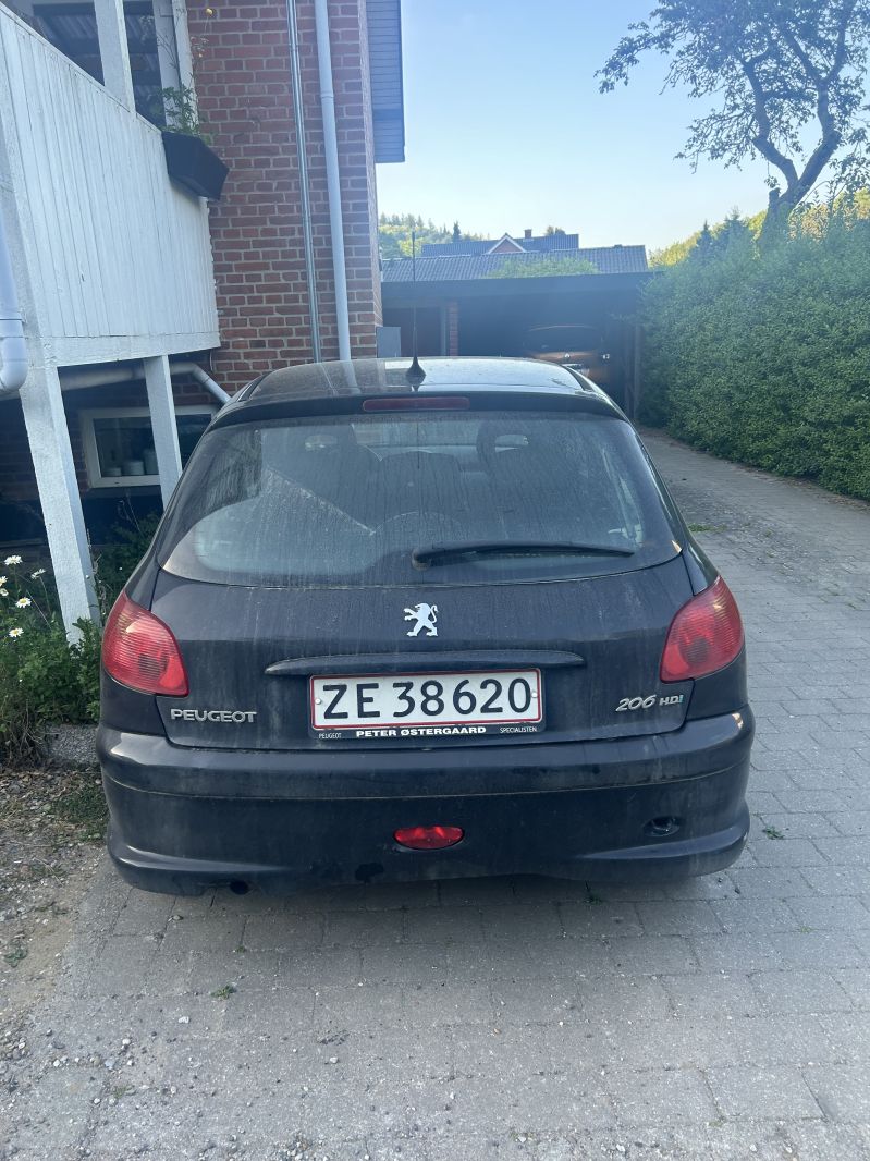 PEUGEOT, 206, 1,4 HDI-5 DØRS Skrotbil skrotpræmie
