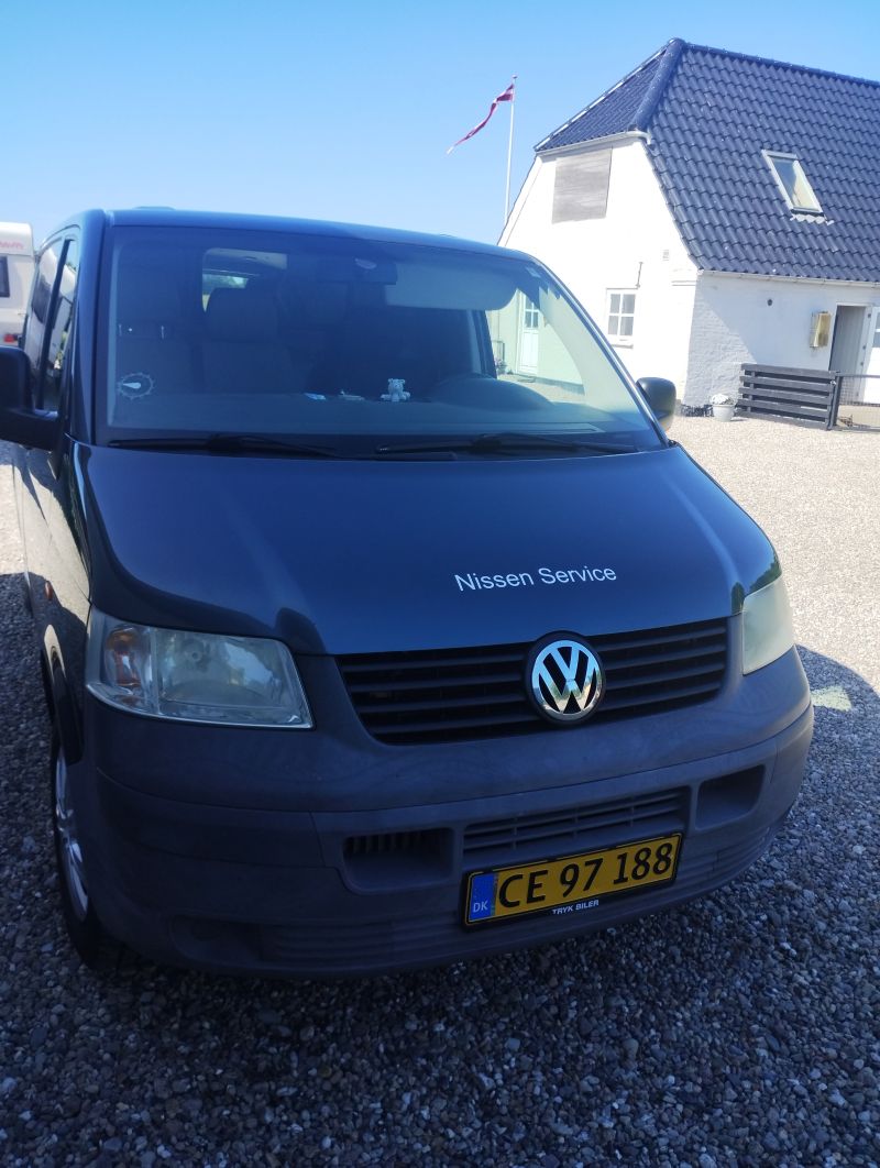 VOLKSWAGEN, TRANSPORT.KASSEVOGN, 2,5 TDI Skrotbil skrotpræmie