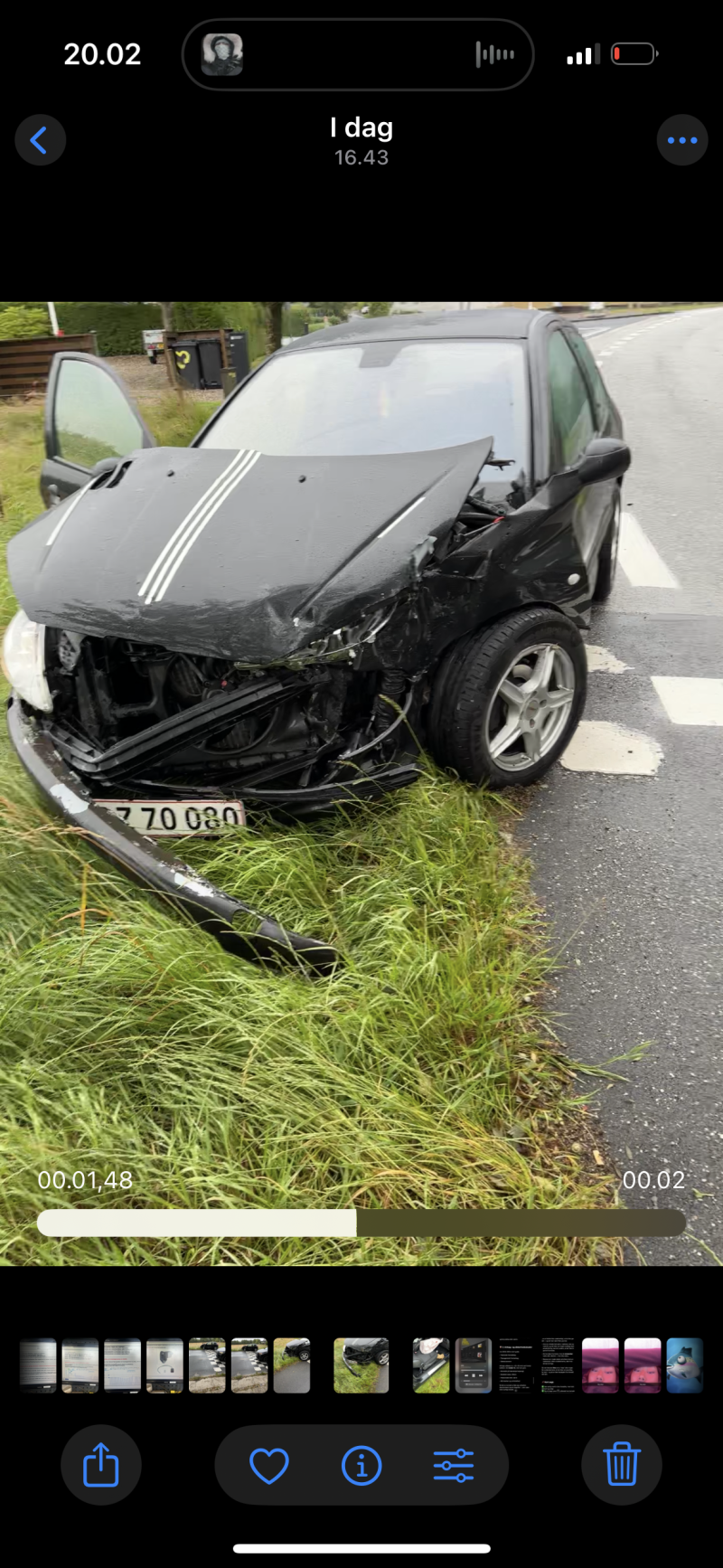 PEUGEOT, 206, 1,6 S 16 Skrotbil skrotpræmie