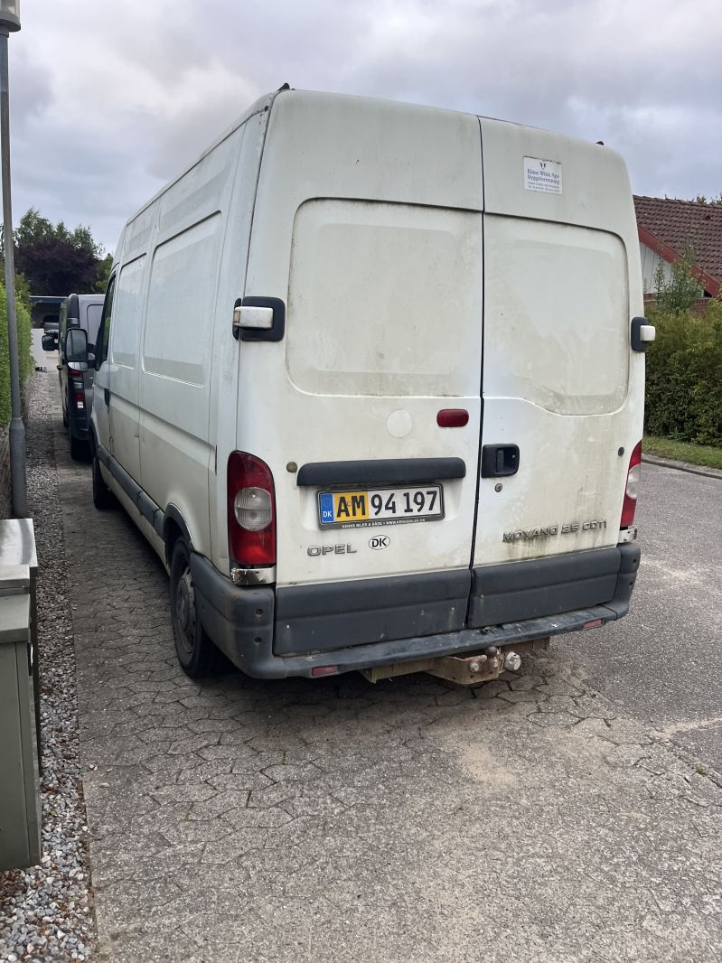 OPEL, MOVANO, 2,5 CDTI Skrotbil skrotpræmie