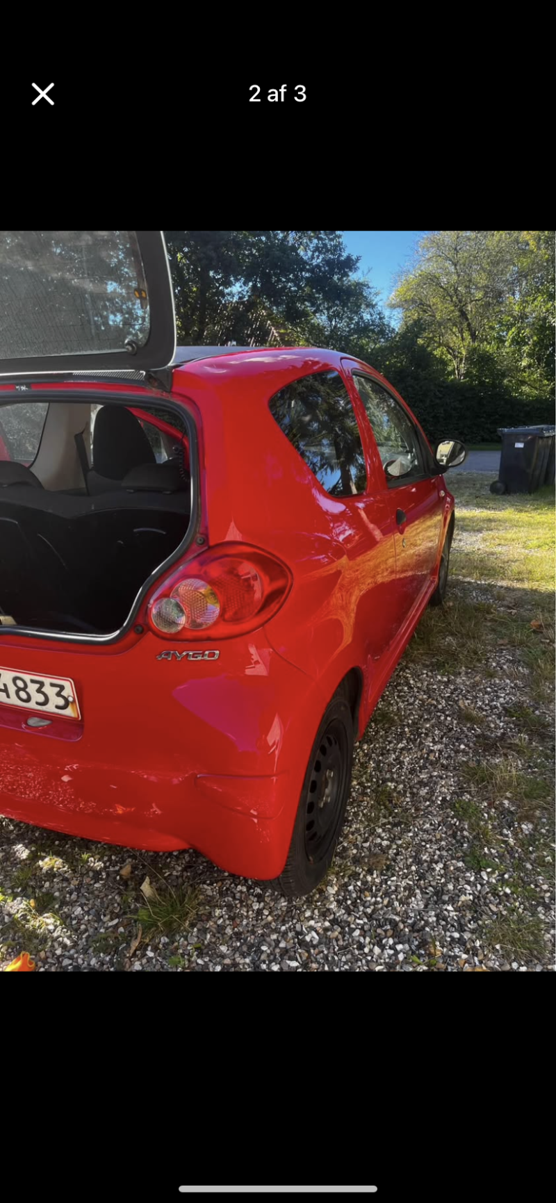 TOYOTA, AYGO, 1,0 3-DØRS HB Skrotbil skrotpræmie