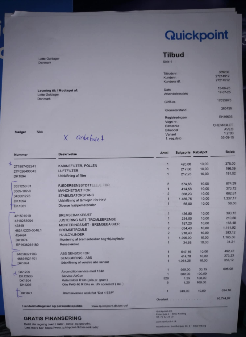 CHEVROLET, AVEO, 1.2 3D Skrotbil skrotpræmie