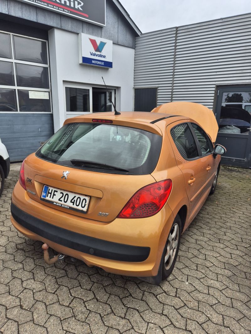 PEUGEOT, 207, 1,6 HDI 5 D Skrotbil skrotpræmie