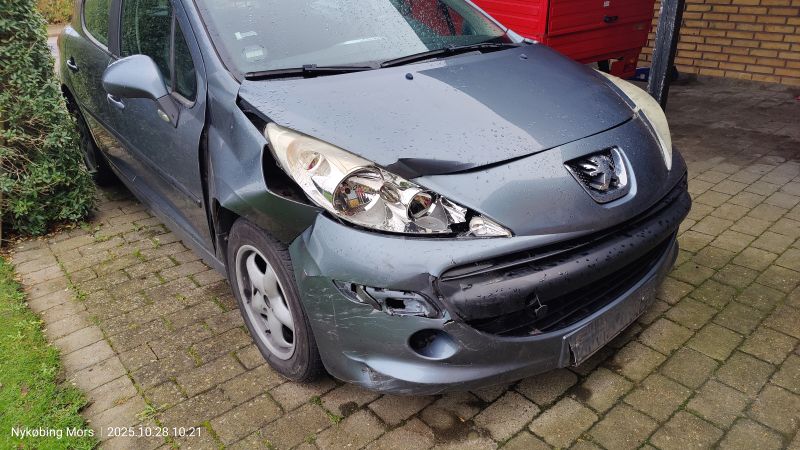 PEUGEOT, 207, 1,6 HDI 5 D Skrotbil skrotpræmie