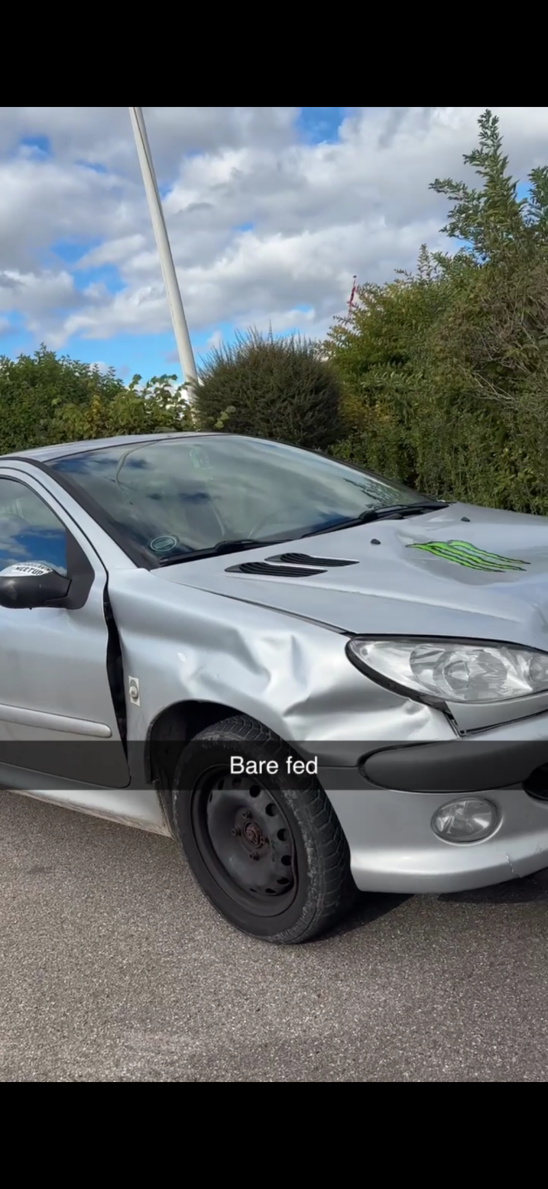 PEUGEOT, 206, 1,6 S 3D Skrotbil skrotpræmie