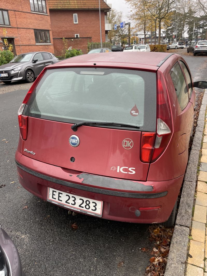 FIAT, PUNTO, 1,2 3-DØRS Skrotbil skrotpræmie