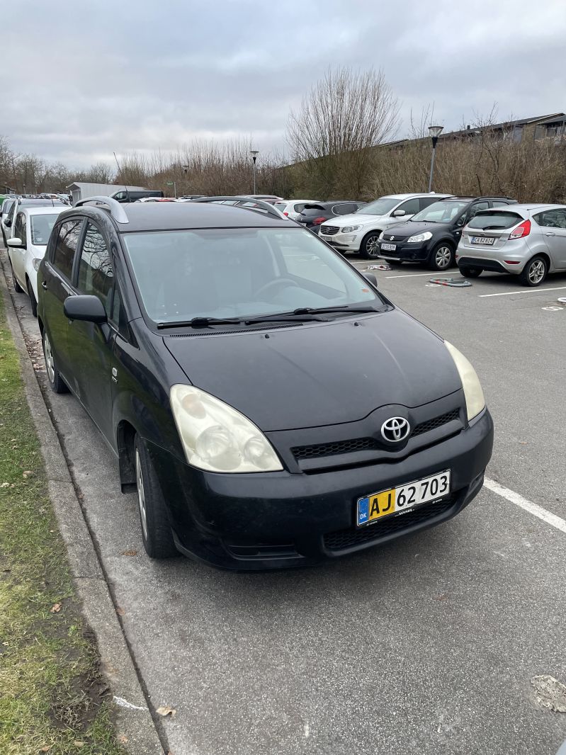 TOYOTA, COROLLA VERSO, 1,8 SPORTS VAN Skrotbil skrotpræmie