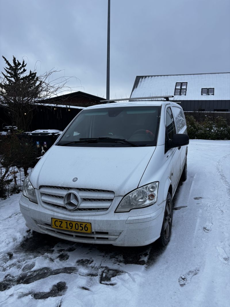 MERCEDES-BENZ, VITO, 122 CDI Kassevogn Lang Skrotbil skrotpræmie