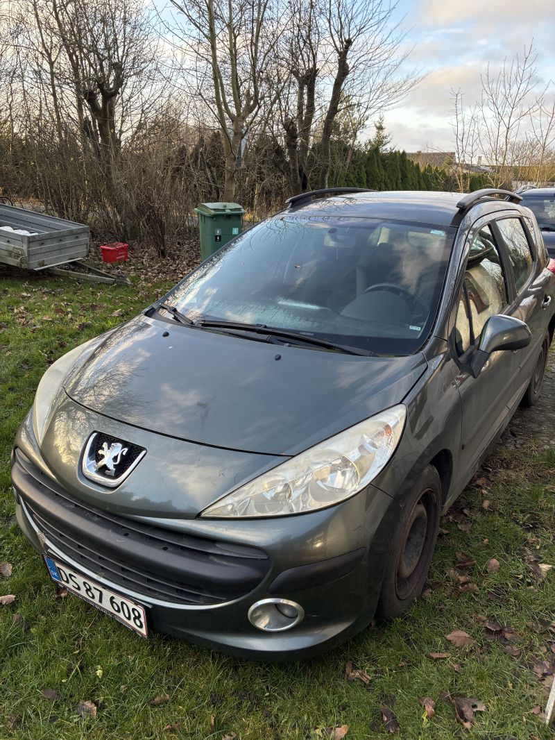 PEUGEOT, 207, 1,6 HDI 91HK STC Skrotbil skrotpræmie