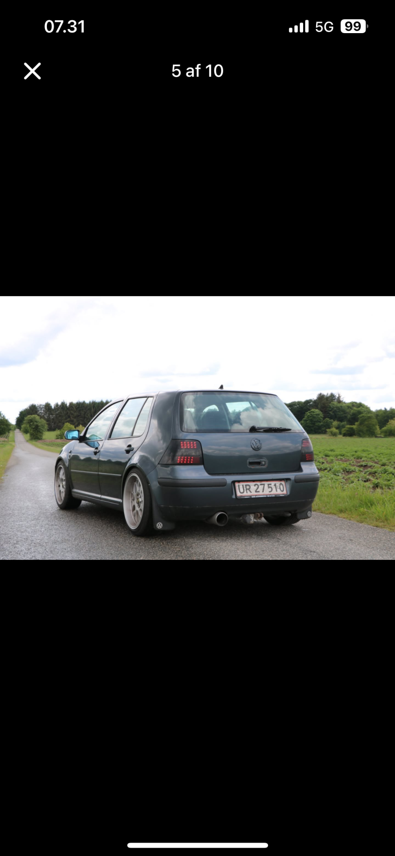 VOLKSWAGEN, GOLF, 2,0 Skrotbil skrotpræmie