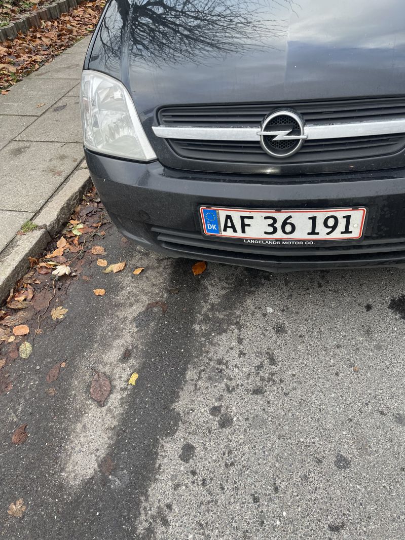 OPEL, MERIVA, 1,6 8V Skrotbil skrotpræmie