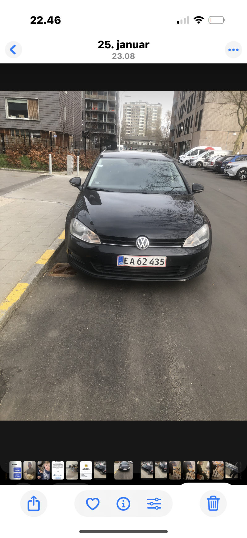 VOLKSWAGEN, GOLF, 1.4 TSI BMT 122 HK 5 DØRS DSG7 Skrotbil skrotpræmie