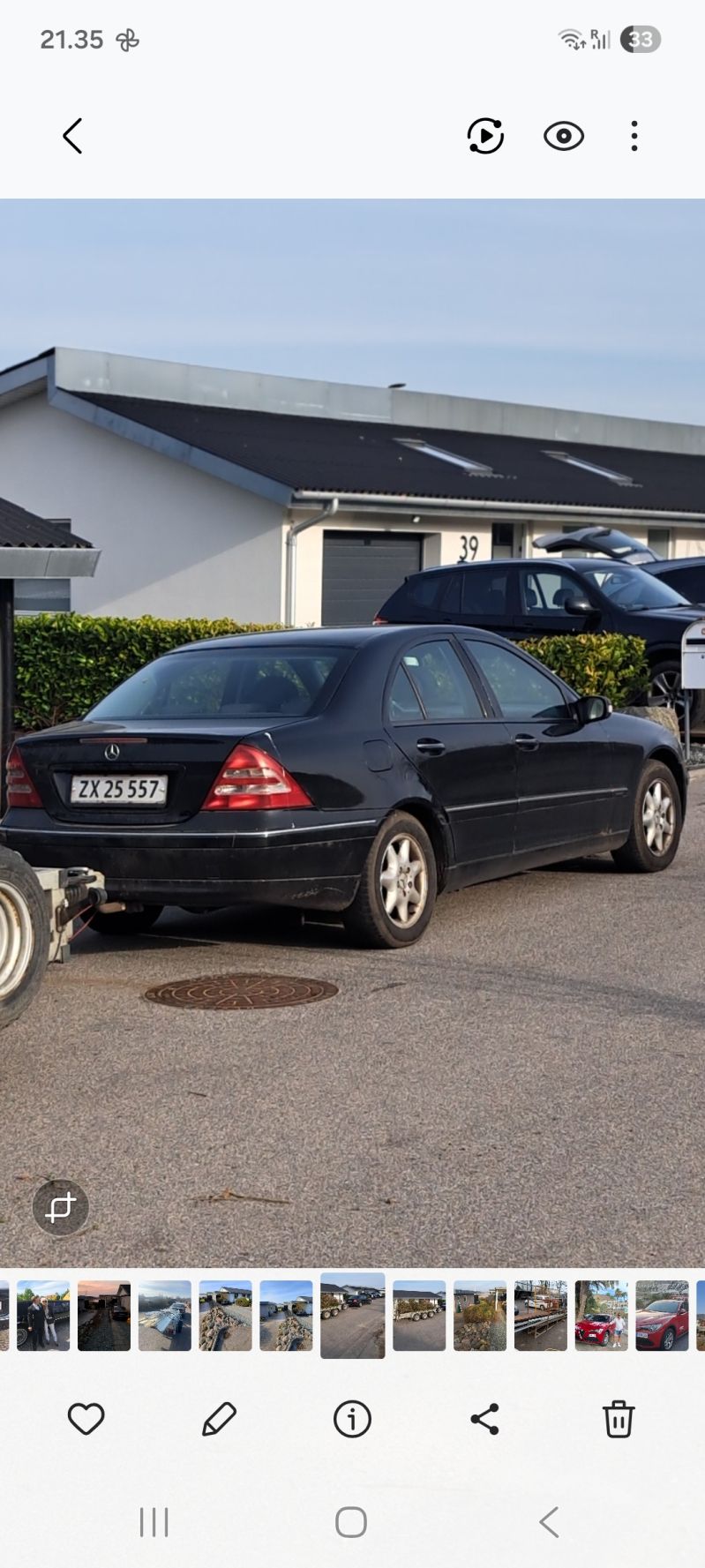MERCEDES-BENZ, C 220, CDI ELEGANCE Skrotbil skrotpræmie