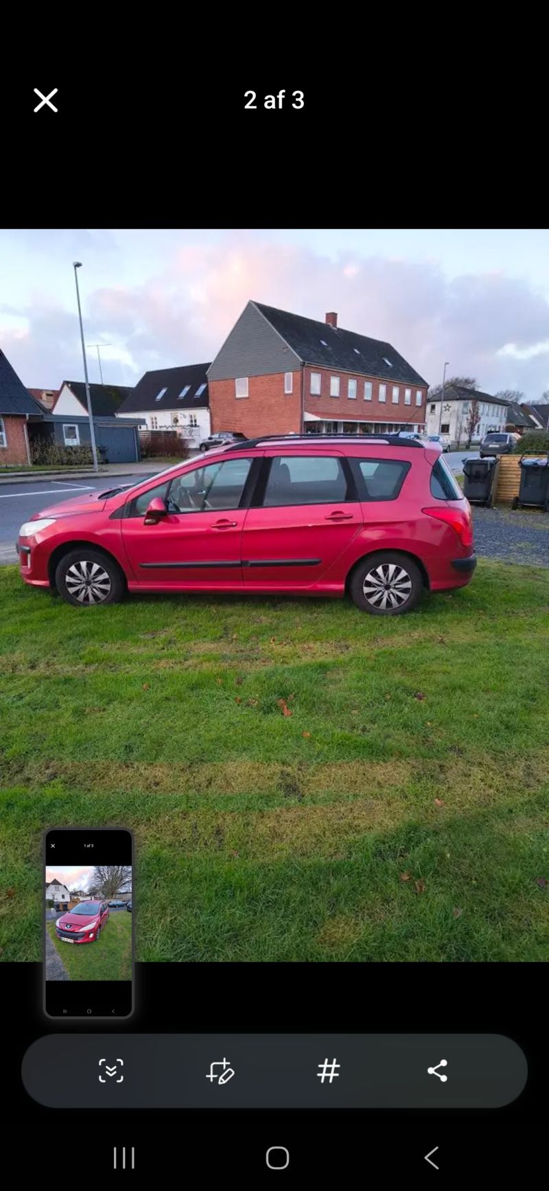 PEUGEOT, 308, 1,6 HDI 91 HK. STC. Skrotbil skrotpræmie