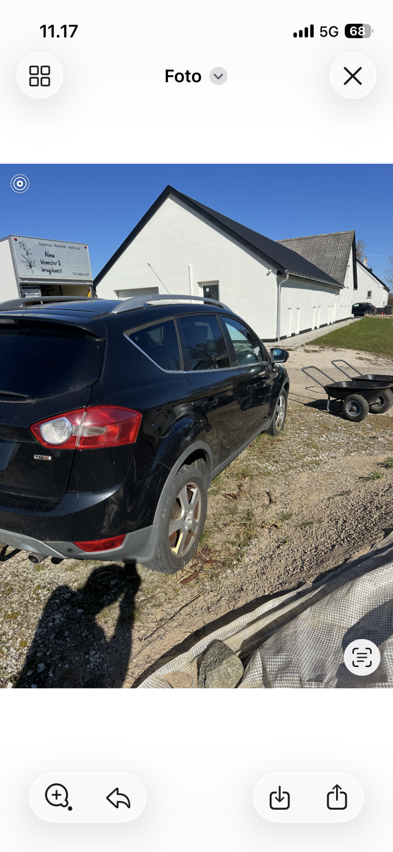 FORD, KUGA, 2.0 TDCi (140 HK) SUV AWD (firehjulstræk) Manuel Skrotbil skrotpræmie