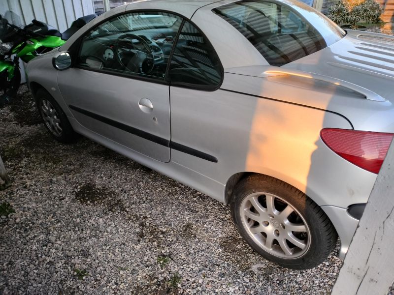 PEUGEOT, 206, 1,6 CABRIOLET Skrotbil skrotpræmie