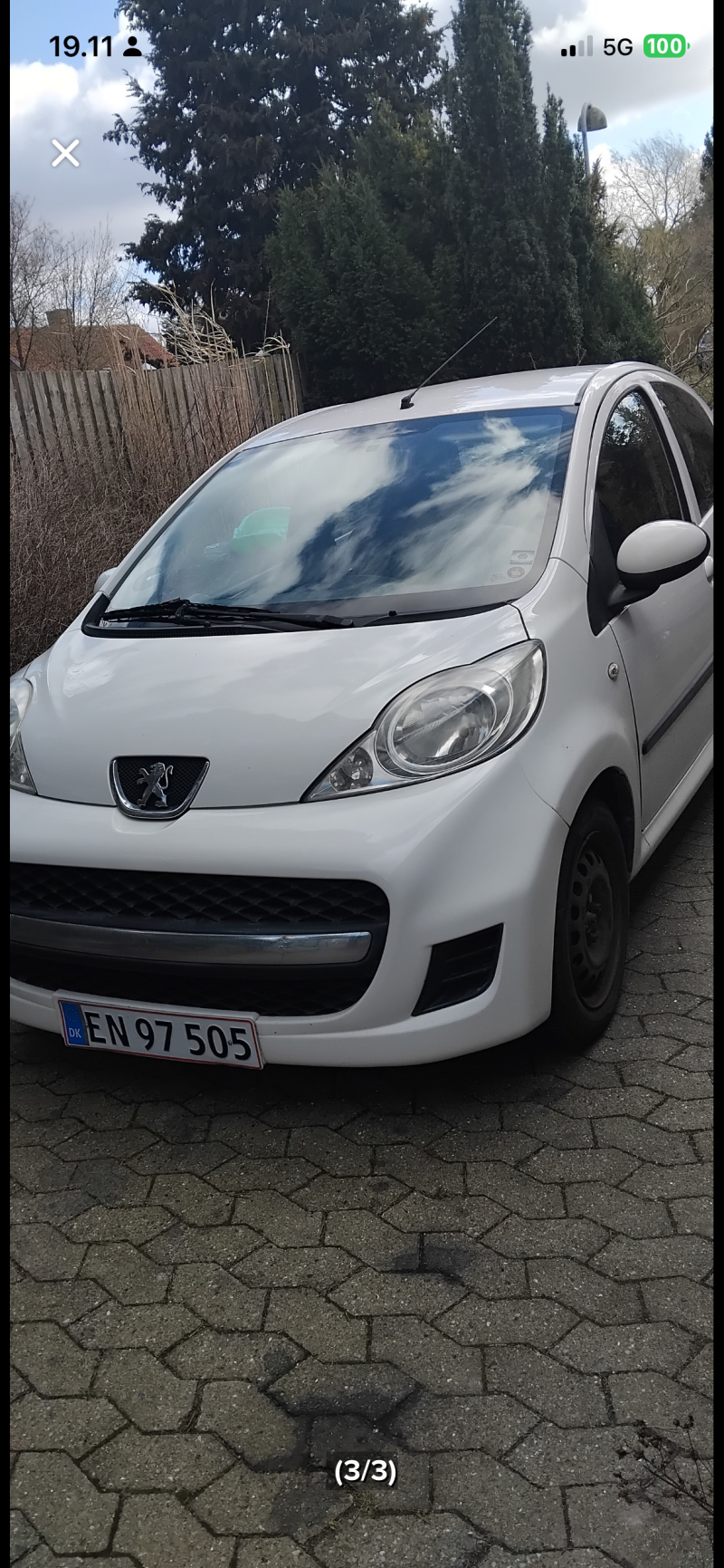 PEUGEOT, 107, 1,0 I 5D 68HK Skrotbil skrotpræmie