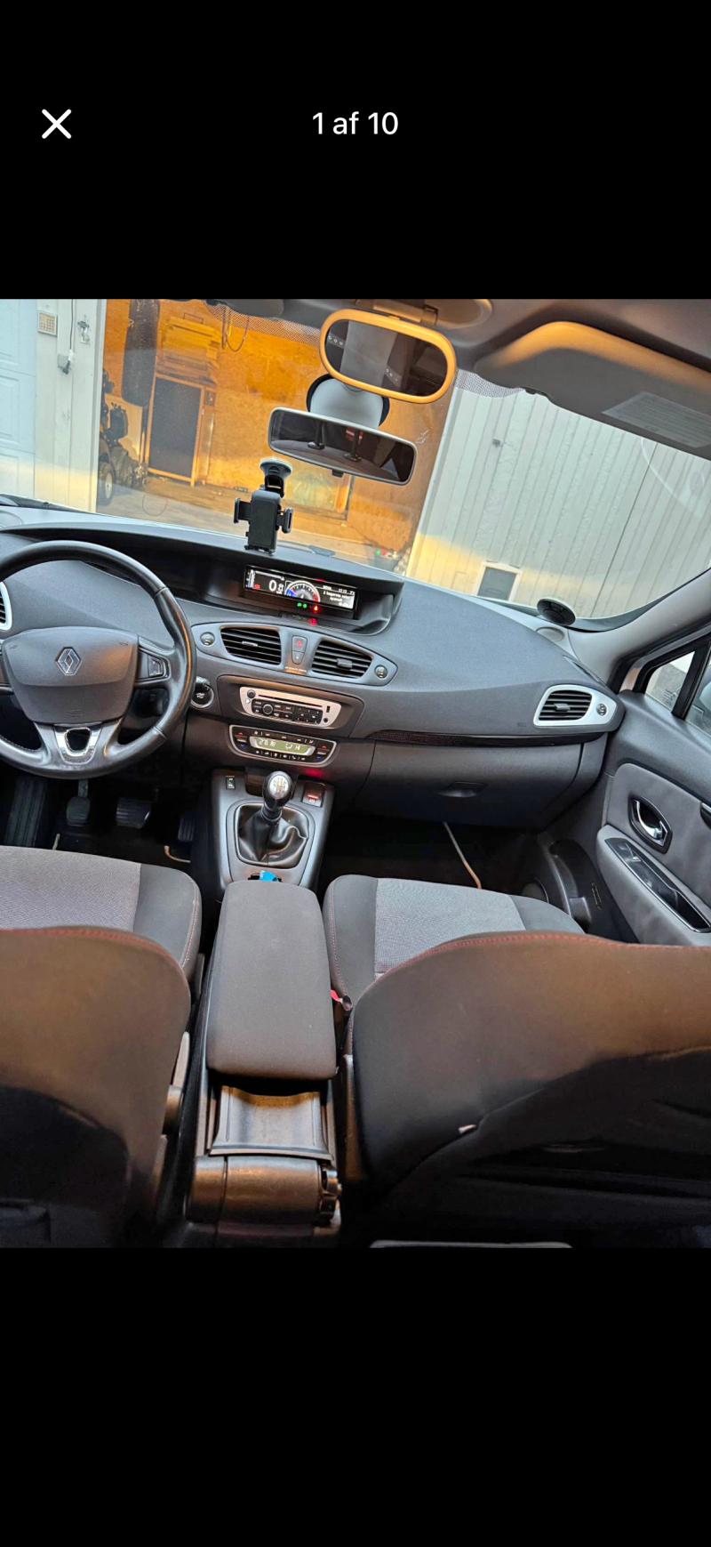 RENAULT, GRAND SCENIC, 1.5 dCi ESM 110 7p Skrotbil skrotpræmie