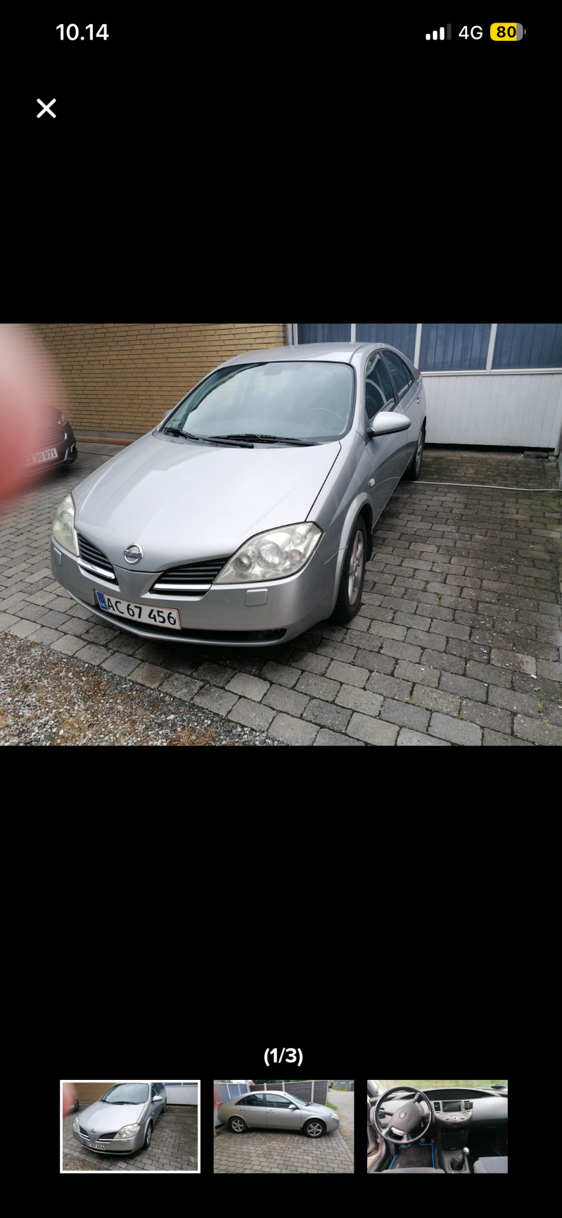 NISSAN, PRIMERA, 2,0 5 DØRS Skrotbil skrotpræmie